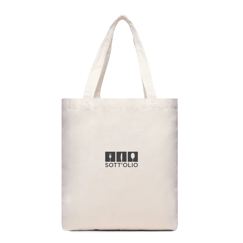 VINGA Hilo AWARE™ Tragetasche aus recyceltem Canvas, off white – Bild 3