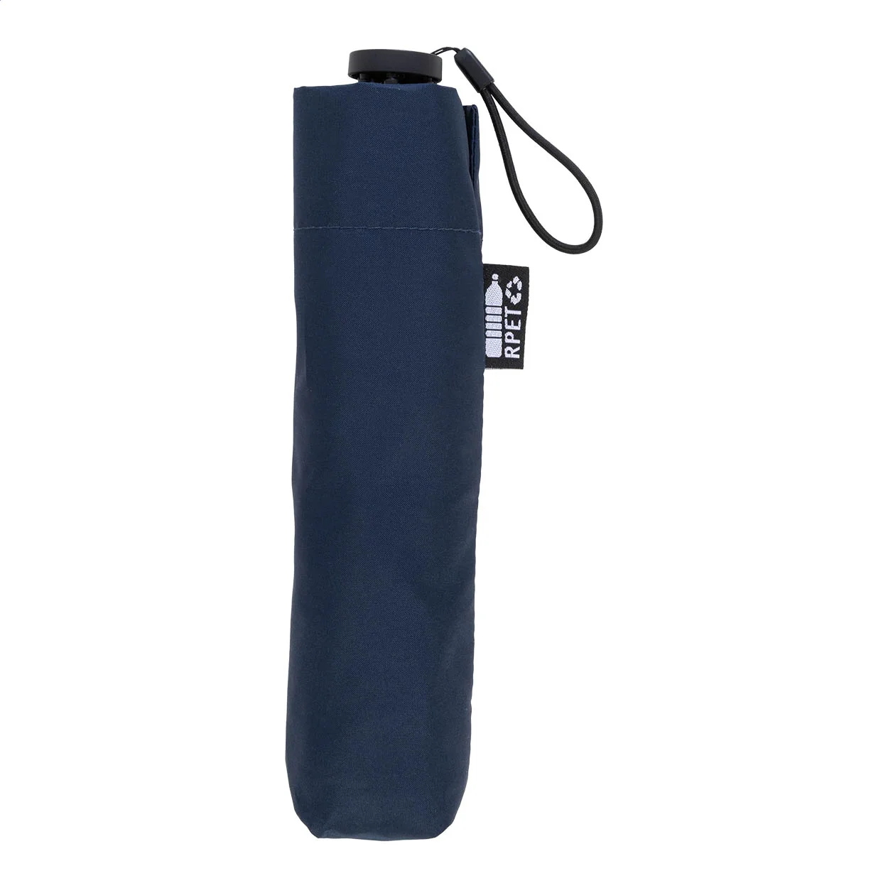 Ultraleichter RPET Taschenschirm Follight, dunkelblau – Bild 3