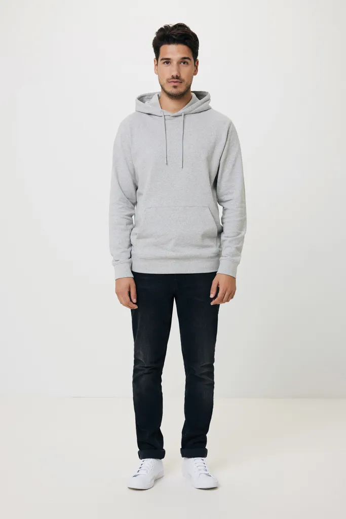 IQONIQ Torres ungefärbter Hoodie aus recycelter Baumwolle, heather grey – Bild 12