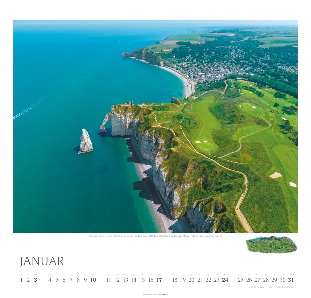 Golf Wandkalender 2027 – Bild 2