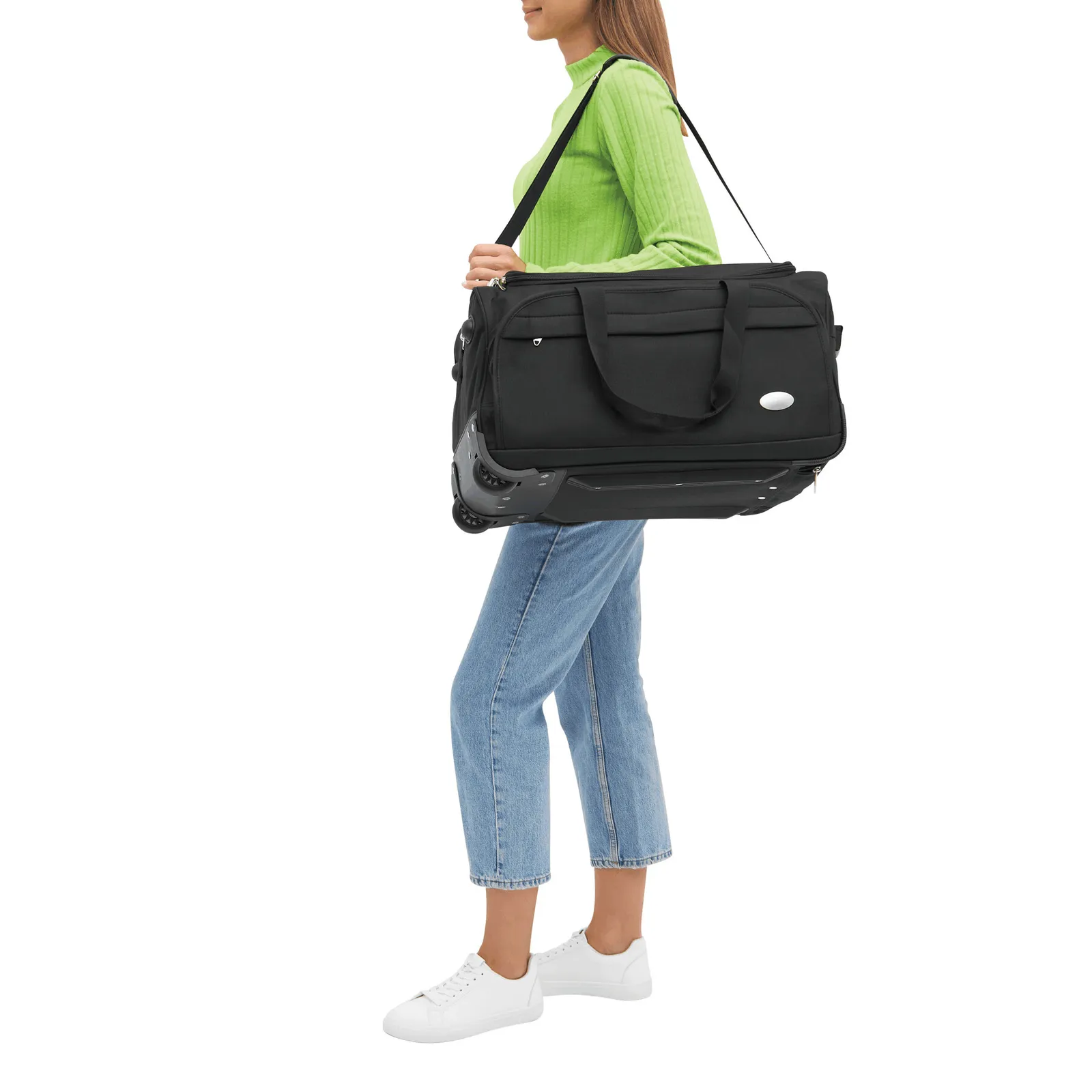 AIRPACK - Trolley-Reisetasche schwarz, schwarz – Bild 14