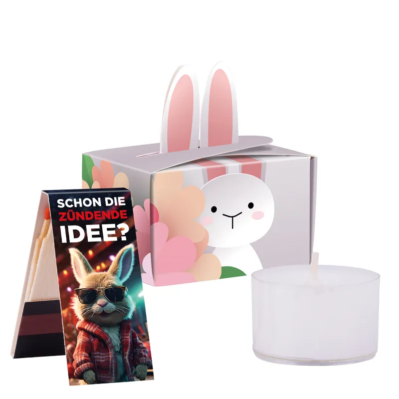 Geschenkbox Mini Hasenohren, Lindt Schoko-Osterhase – Bild 4