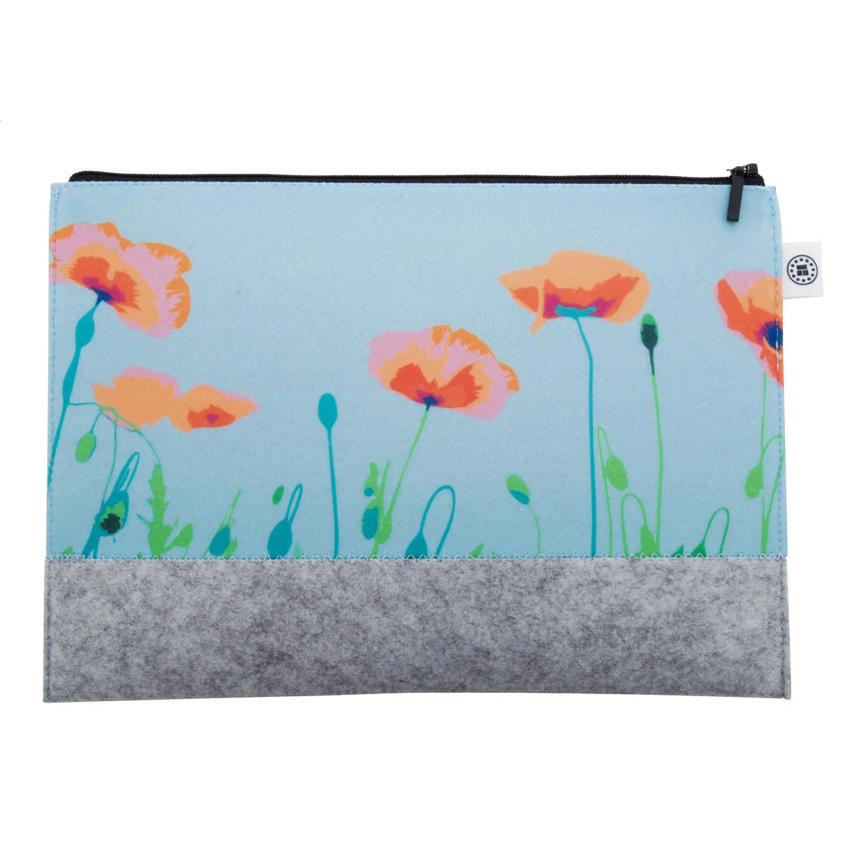 Individuelle Kosmetiktasche CreaFelt Beauty L, weiß, grau – Bild 6