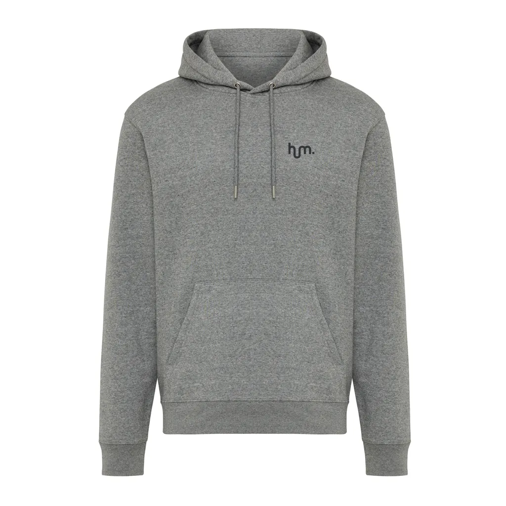 IQONIQ Joshua Hoodie aus recycelter Baumwolle, light heather anthracite – Bild 4