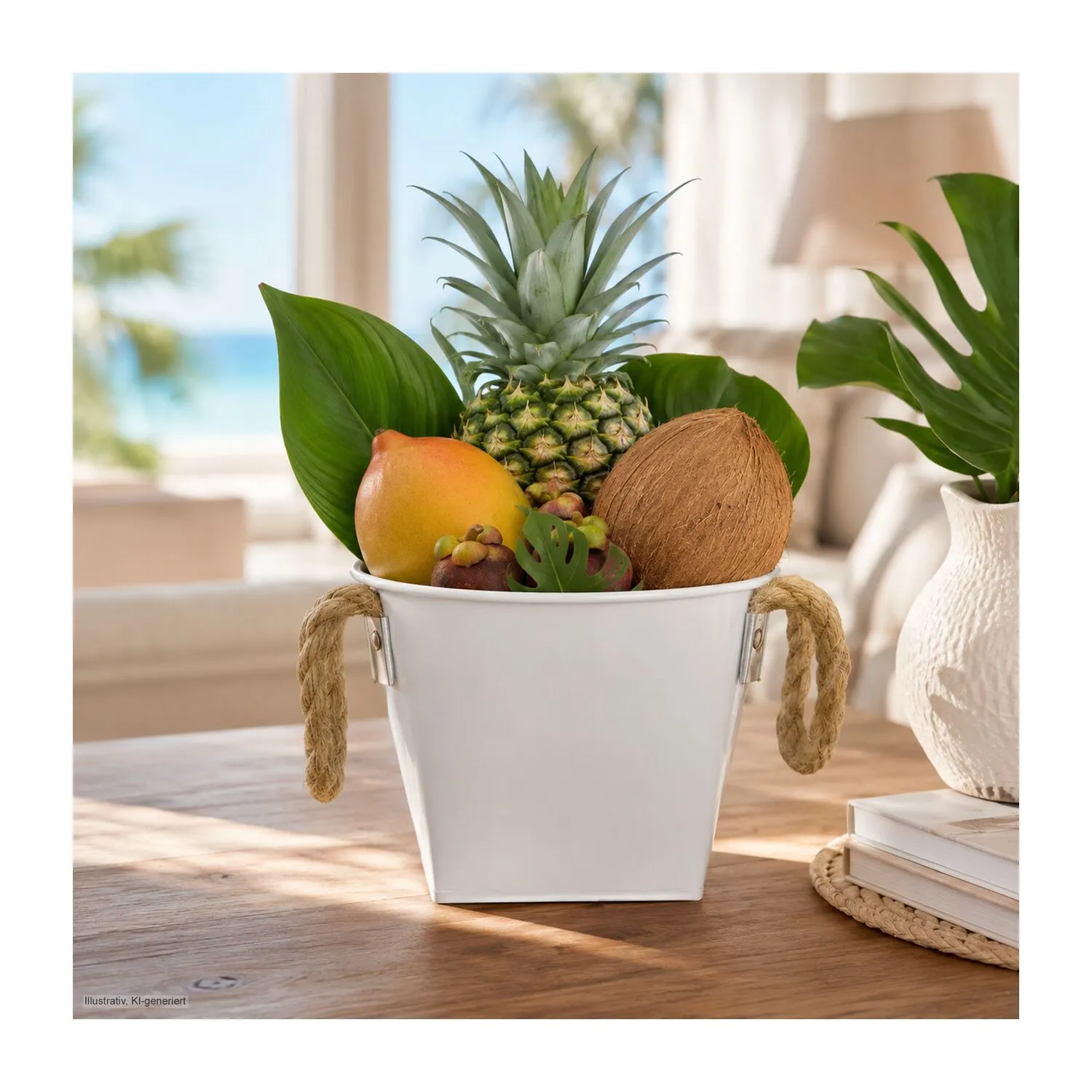 Wellness-Geschenkset: Tropical Garden, weiß – Bild 5