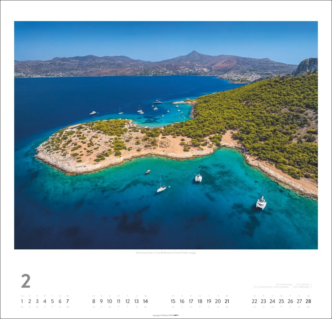 Griechische Inseln Wandkalender 2027 – Bild 3