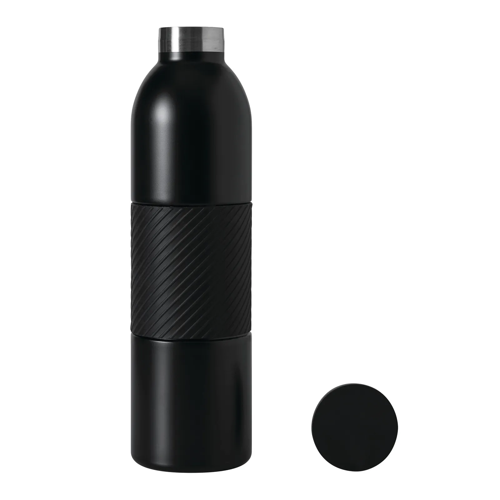 VACUGRIP - Vakuum-Isolierflasche, schwarz – Bild 3
