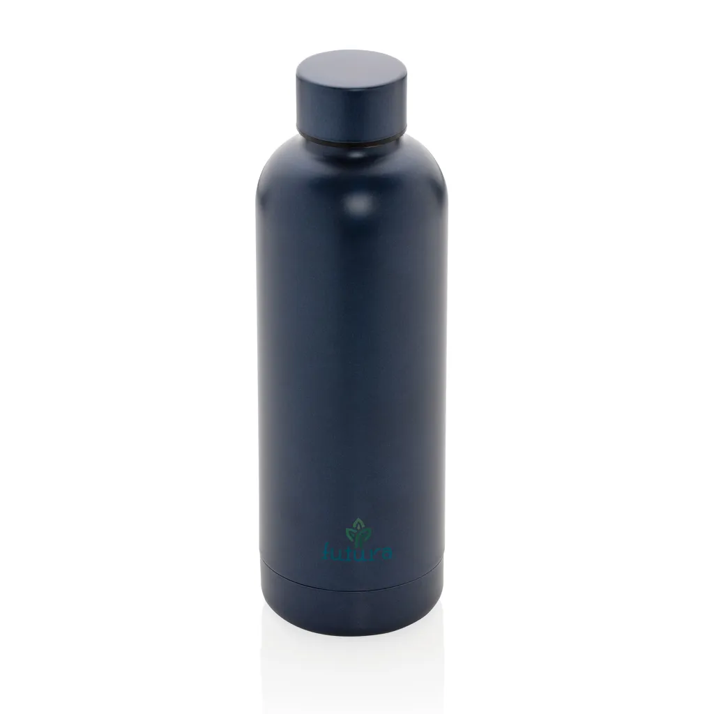 Impact Vakuumflasche aus RCS recyceltem Stainless-Steel, blau – Bild 3