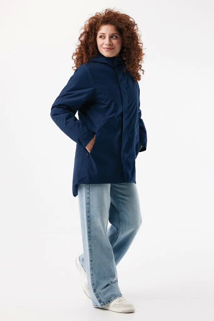 IQONIQ Thelon Parka aus recyceltem Polyester, navy blau – Bild 5