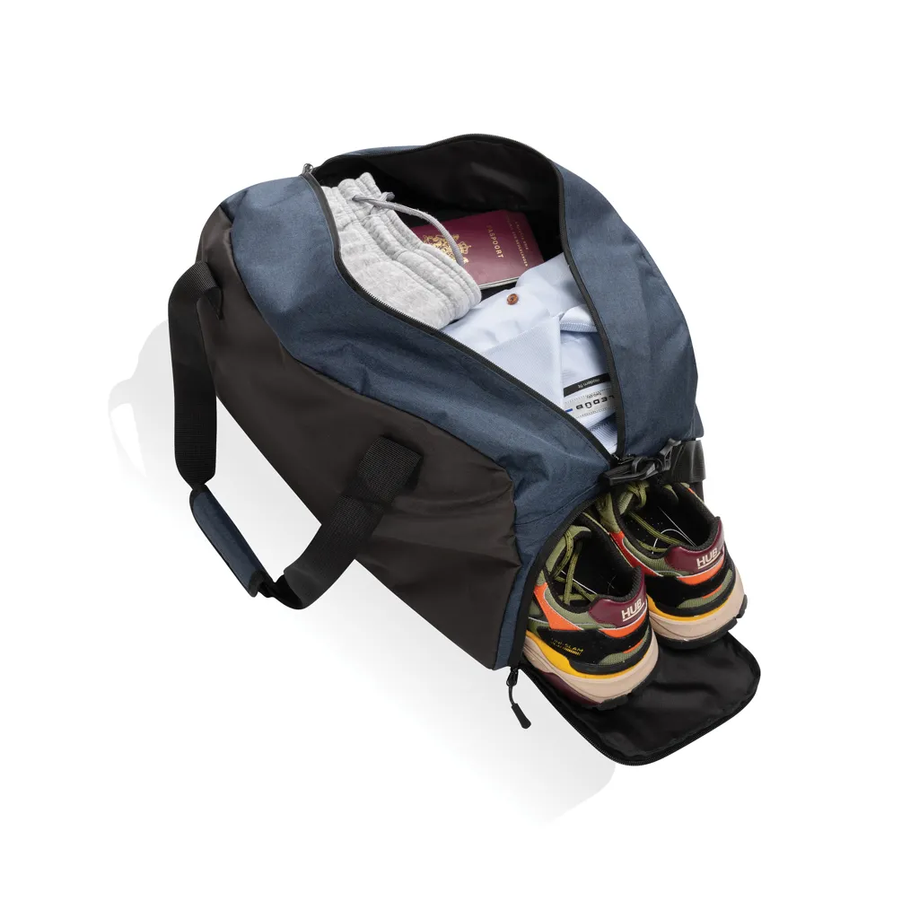 Kazu AWARE™ RPET Weekend-Duffel-Bag, blau – Bild 6