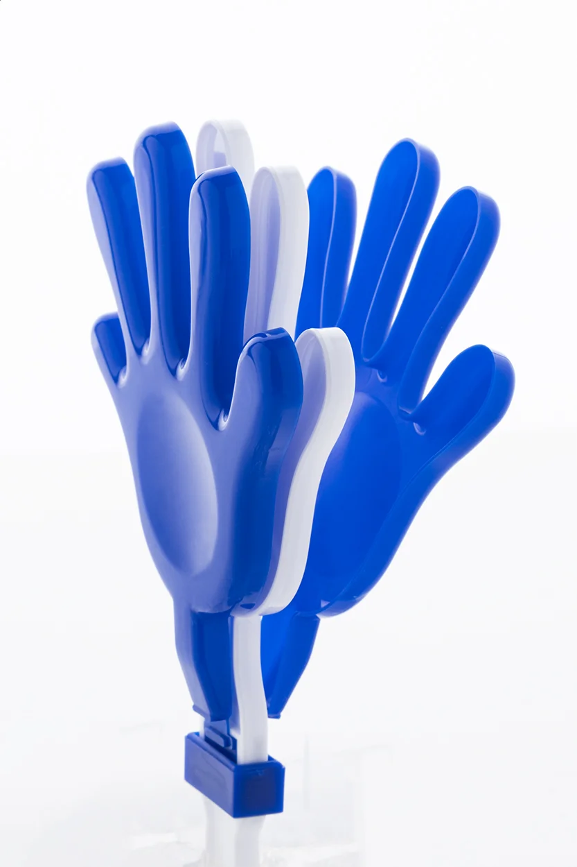Klapphand Clappy aus RPP, blau – Bild 3