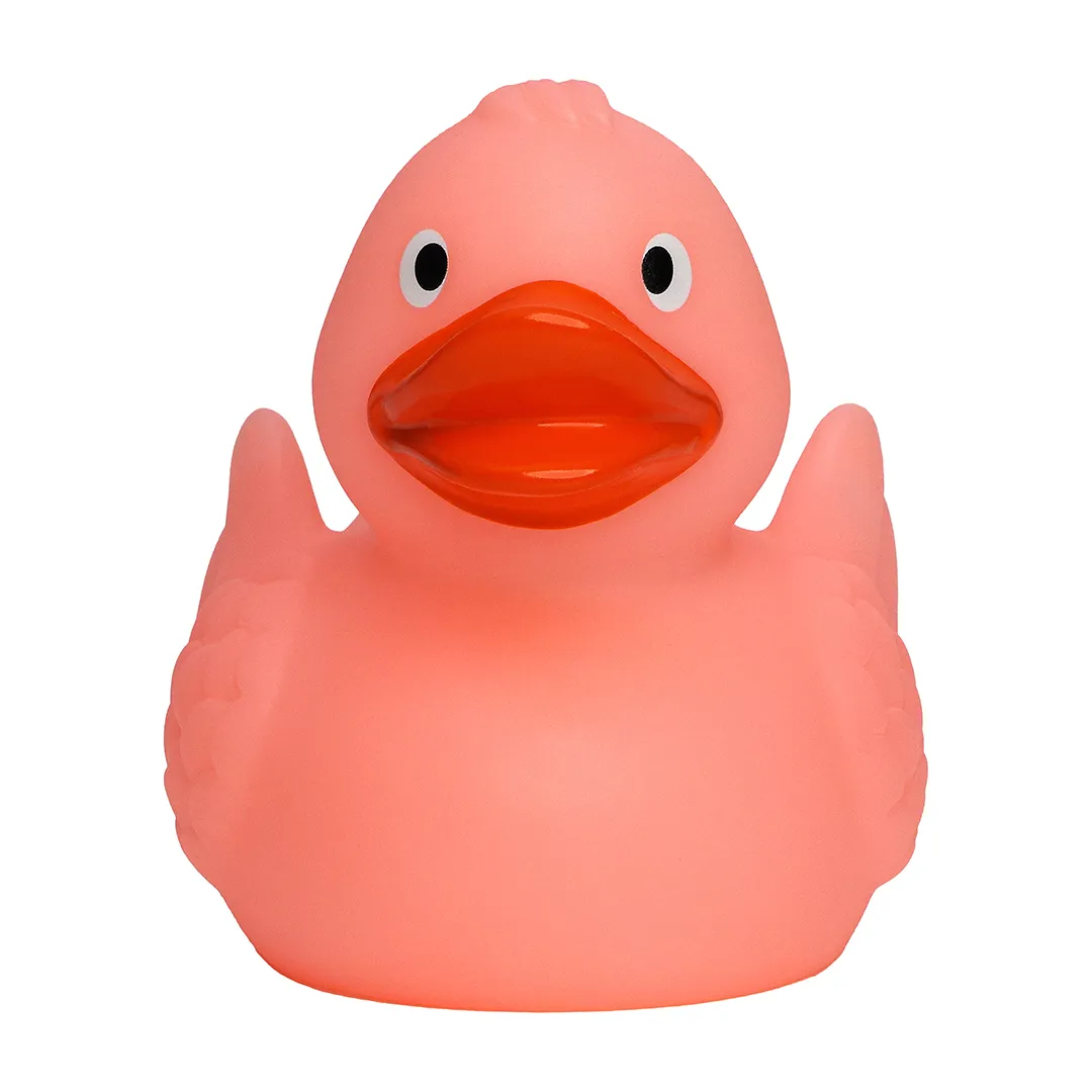 Quietsche-Ente nachleuchtend, rosa – Bild 2