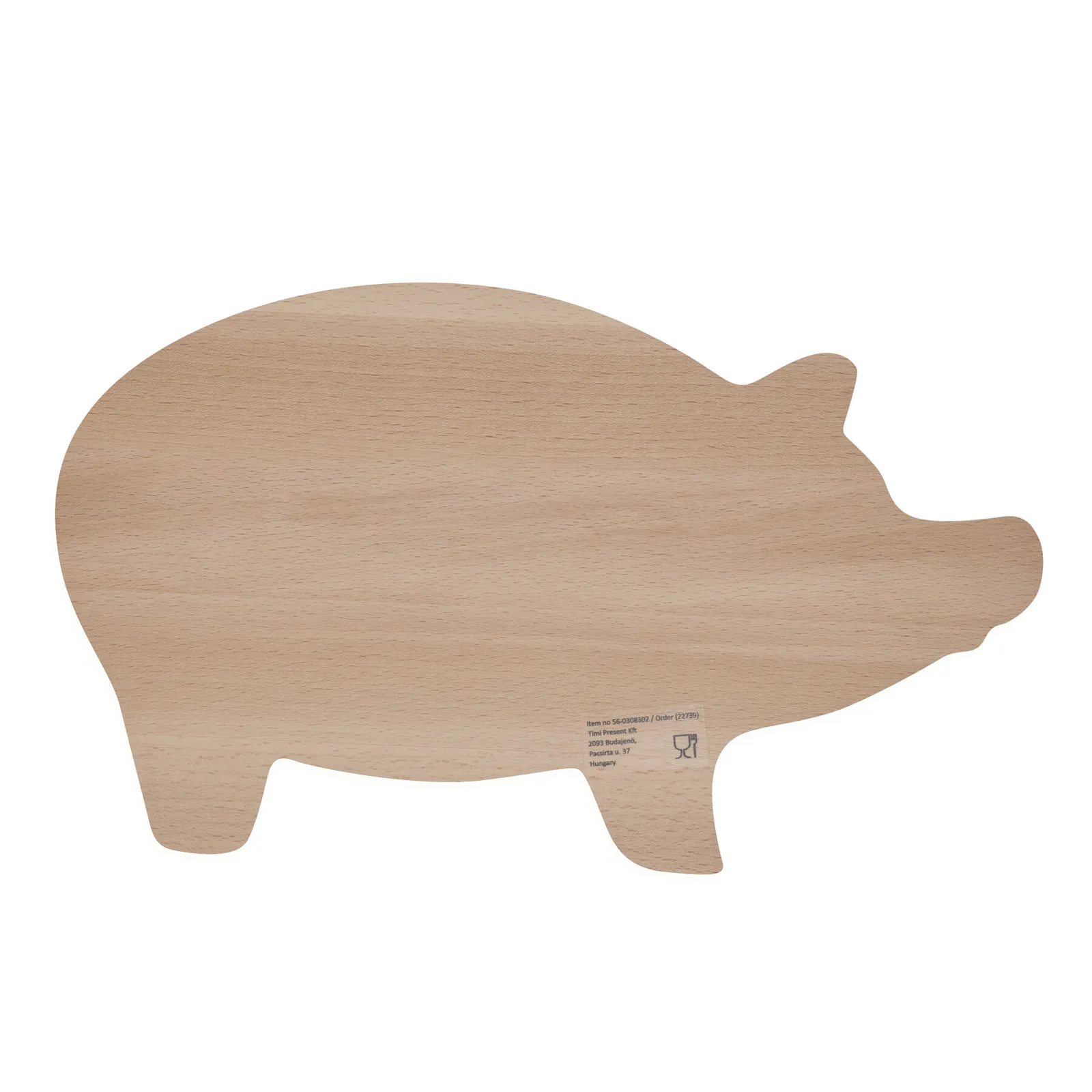 WOODEN PIGGY - Schneidebrett Holz, Holz – Bild 2