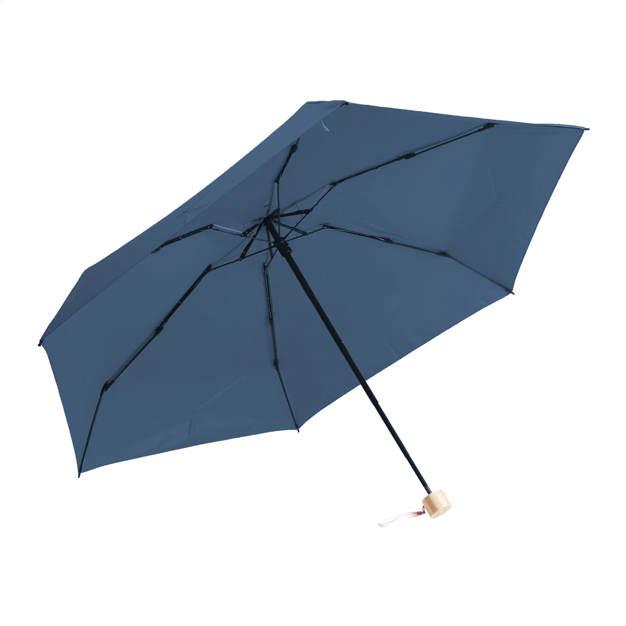 RPET Mini-Regenschirm Miniboo, dunkelblau – Bild 3