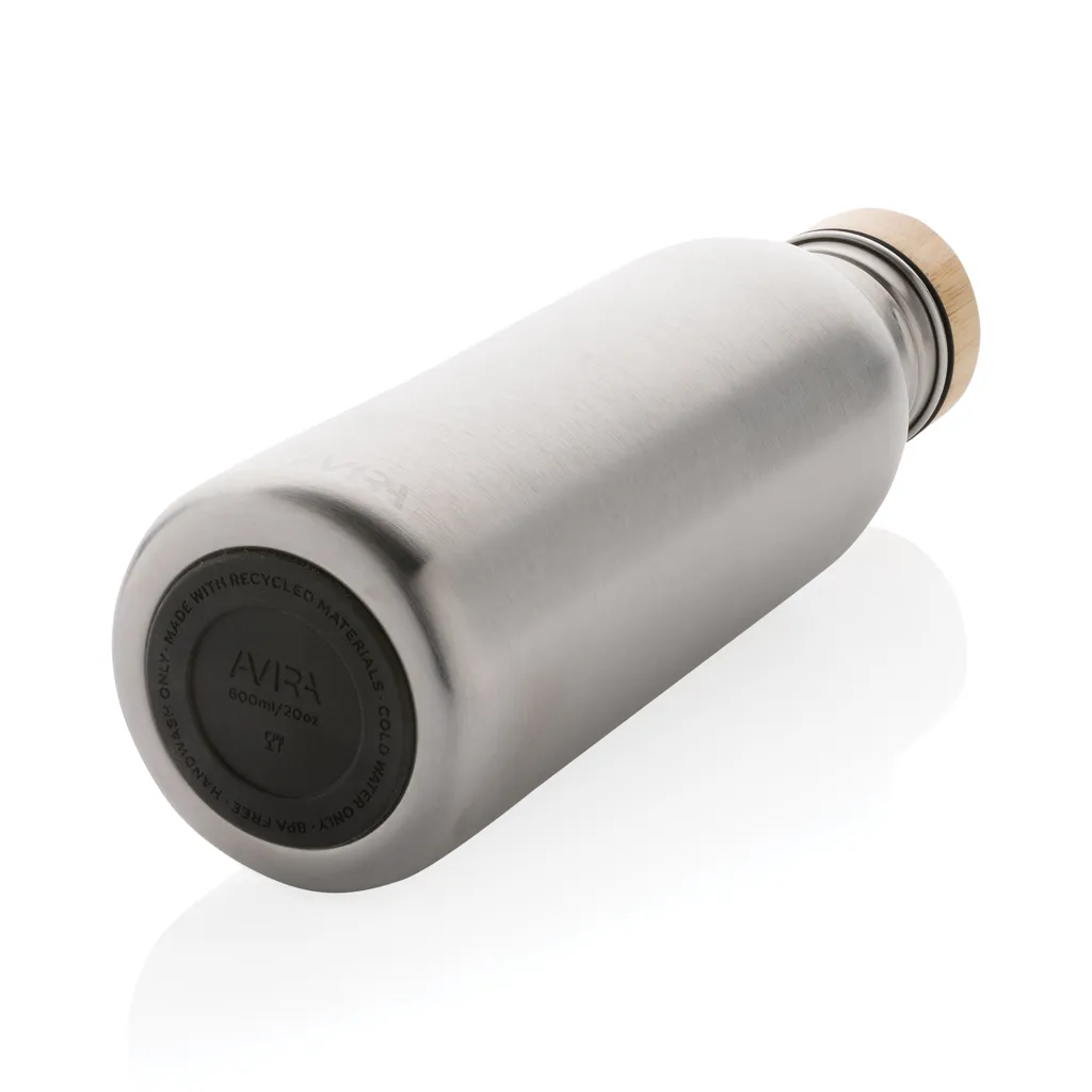 Avira Alcor 600ml Wasserflasche aus RCS rec. Stainless-Steel, silber – Bild 5