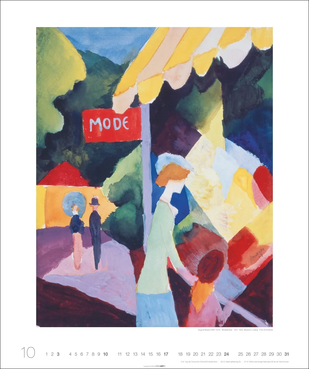 August Macke Edition Wandkalender 2027 – Bild 11