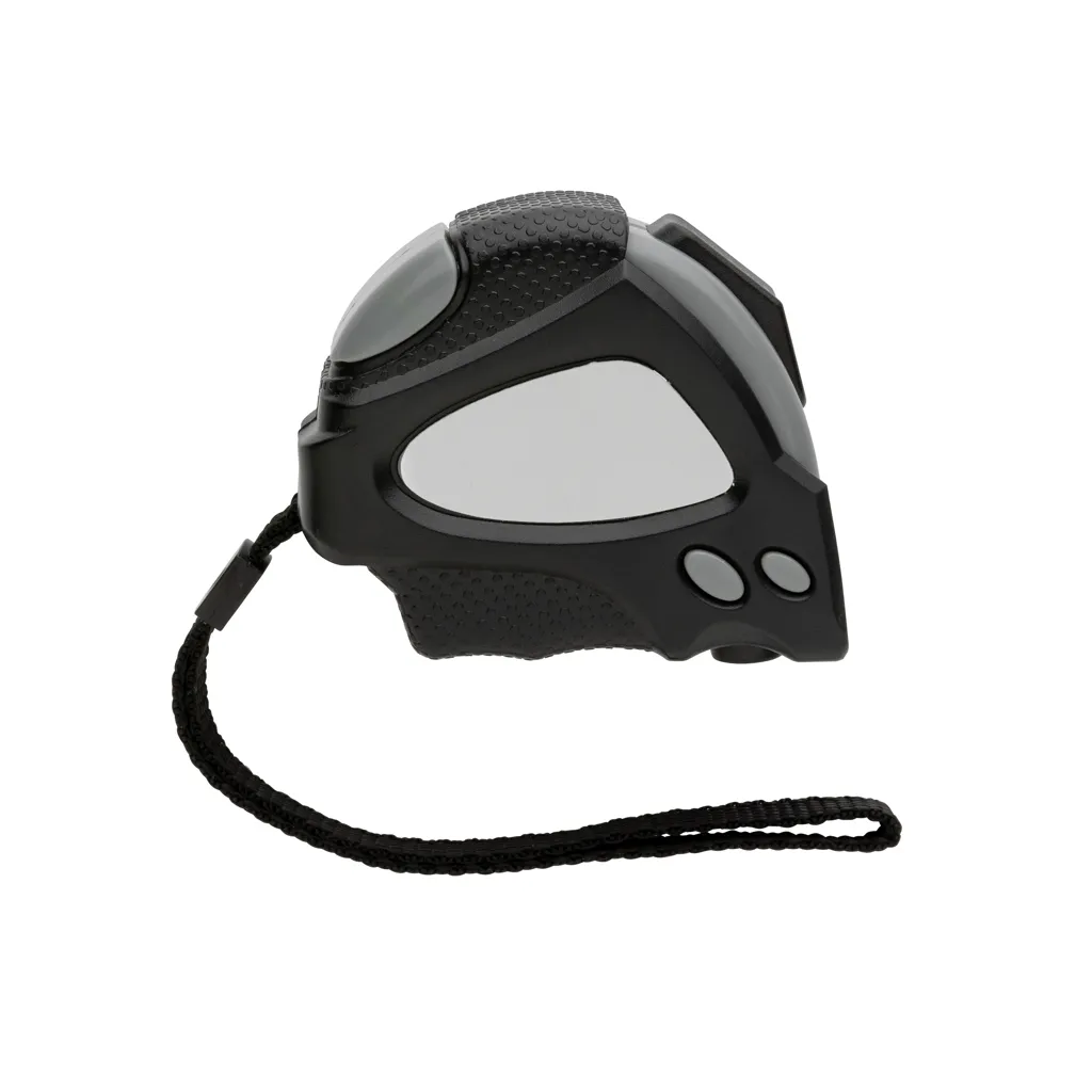 Auto-Stop-Maßband aus recyceltem Kunststoff, 3m/16mm, schwarz – Bild 4