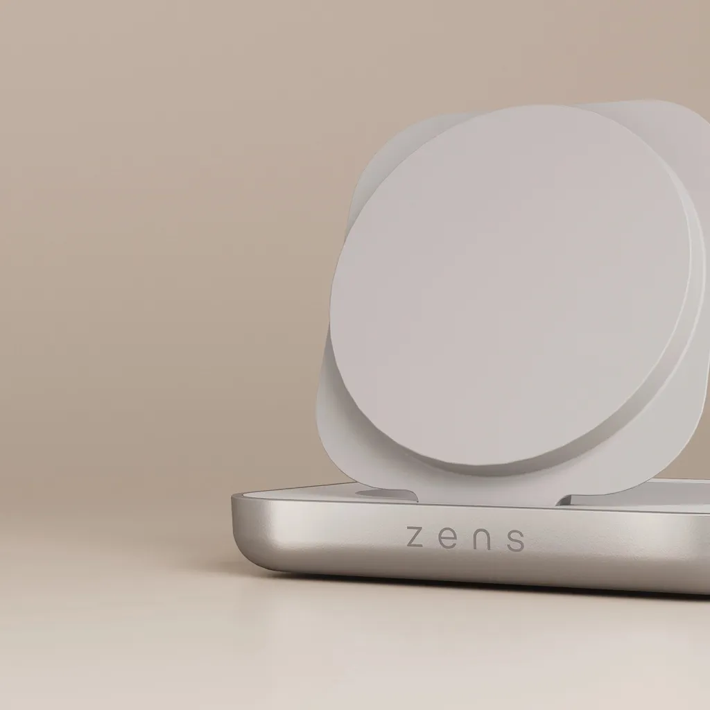 Zens Magnetic Nightstand Charger, weiß – Bild 7