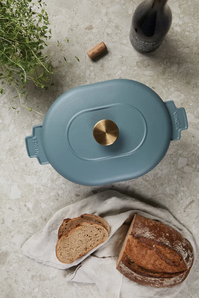 VINGA Monte Heritage Kokotte 4 L, blau – Bild 5