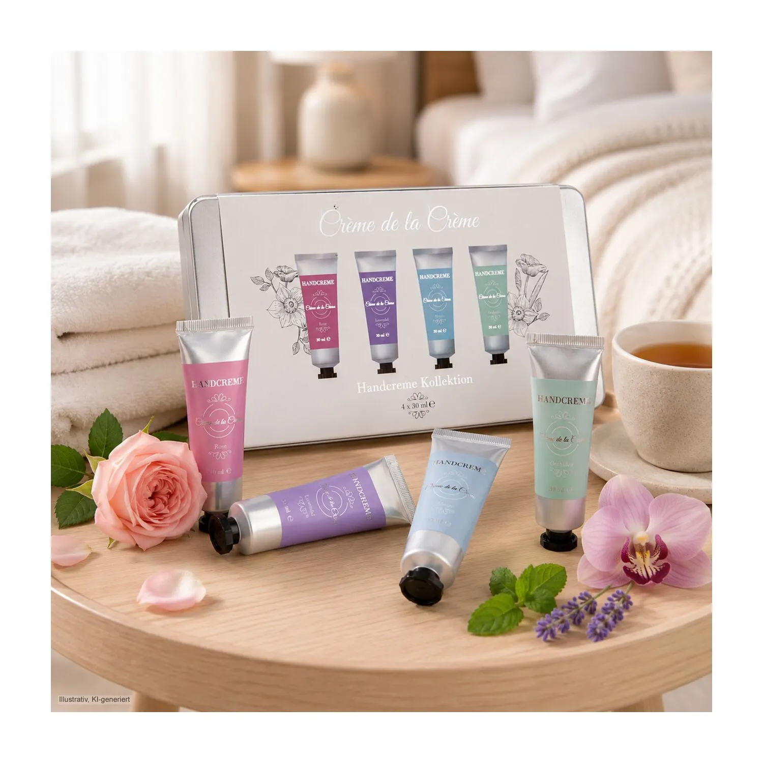 Wellness-Geschenkset: Crème de la Crème, silber – Bild 5