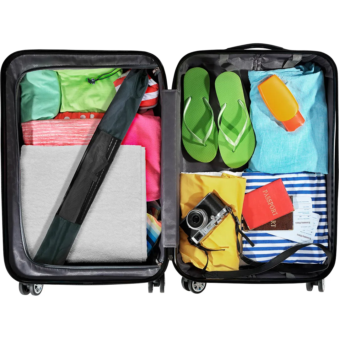 Strand-Sonnenschirm Travelmate Camper, schwarz – Bild 2