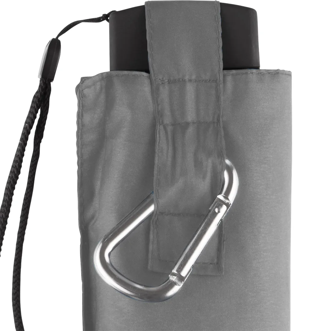 Mini-Taschenschirm SlimLite® Adventure, grau – Bild 5