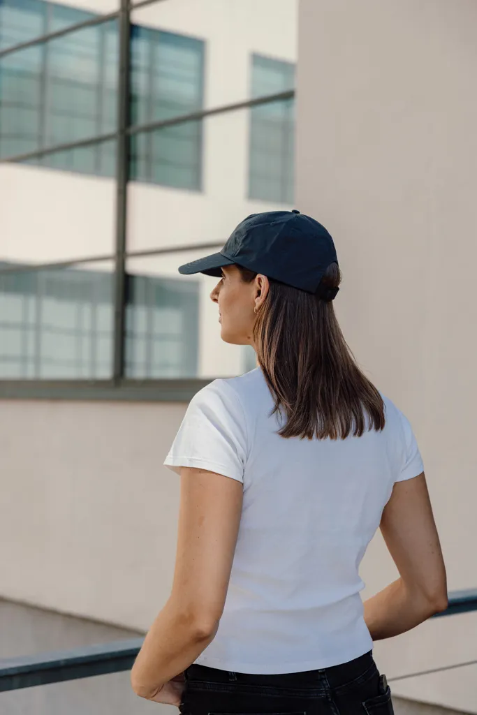 KENTO URBAN RCS 5-Panel-Cap aus RCS recyceltem Nylon, navy blau – Bild 7