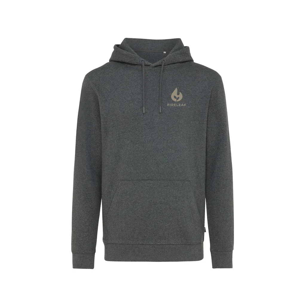 IQONIQ Torres ungefärbter Hoodie aus recycelter Baumwolle, heather anthracite – Bild 4
