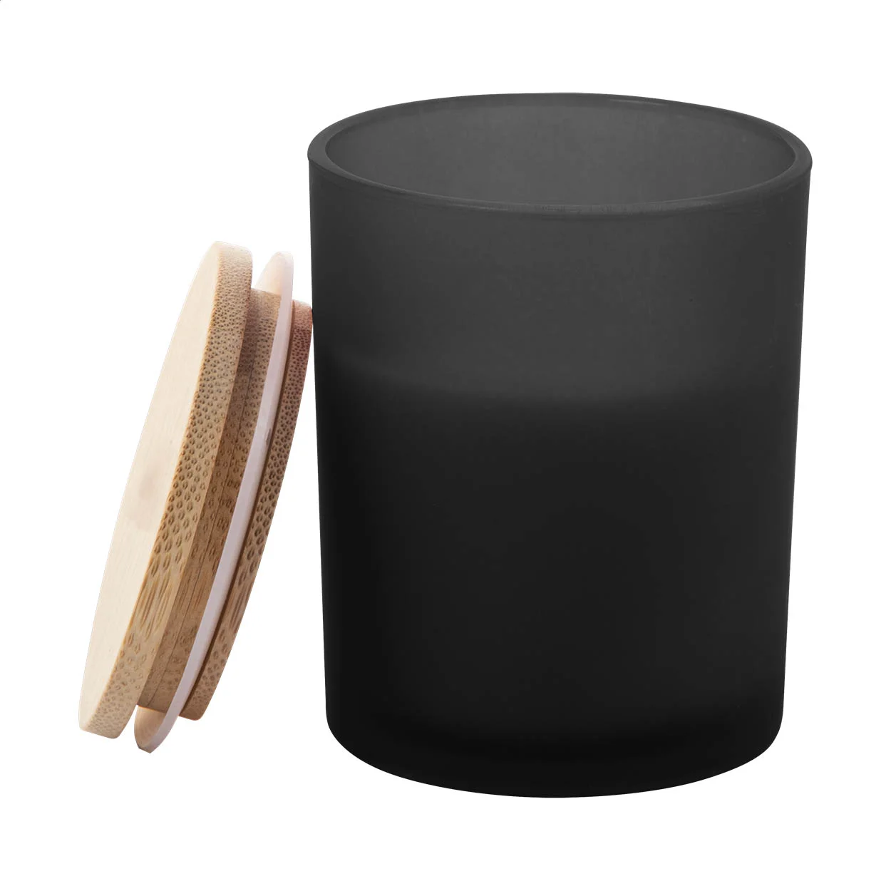 Kerze,Vanille Daizu XL, schwarz – Bild 2