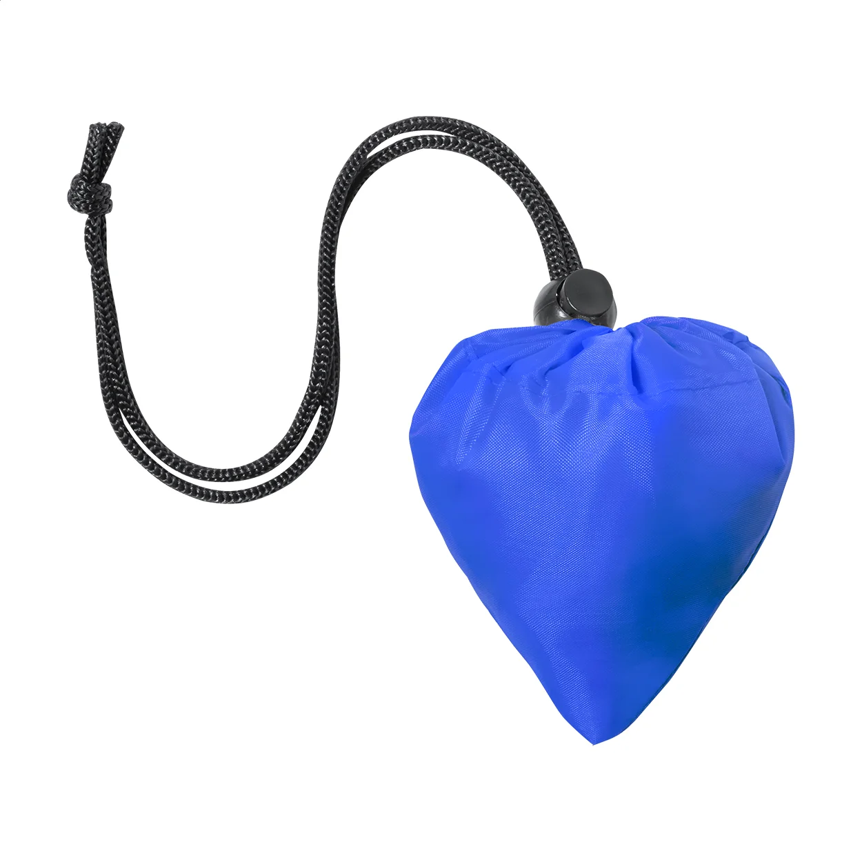 Faltbare RPET-Einkaufstasche Berber, blau – Bild 2