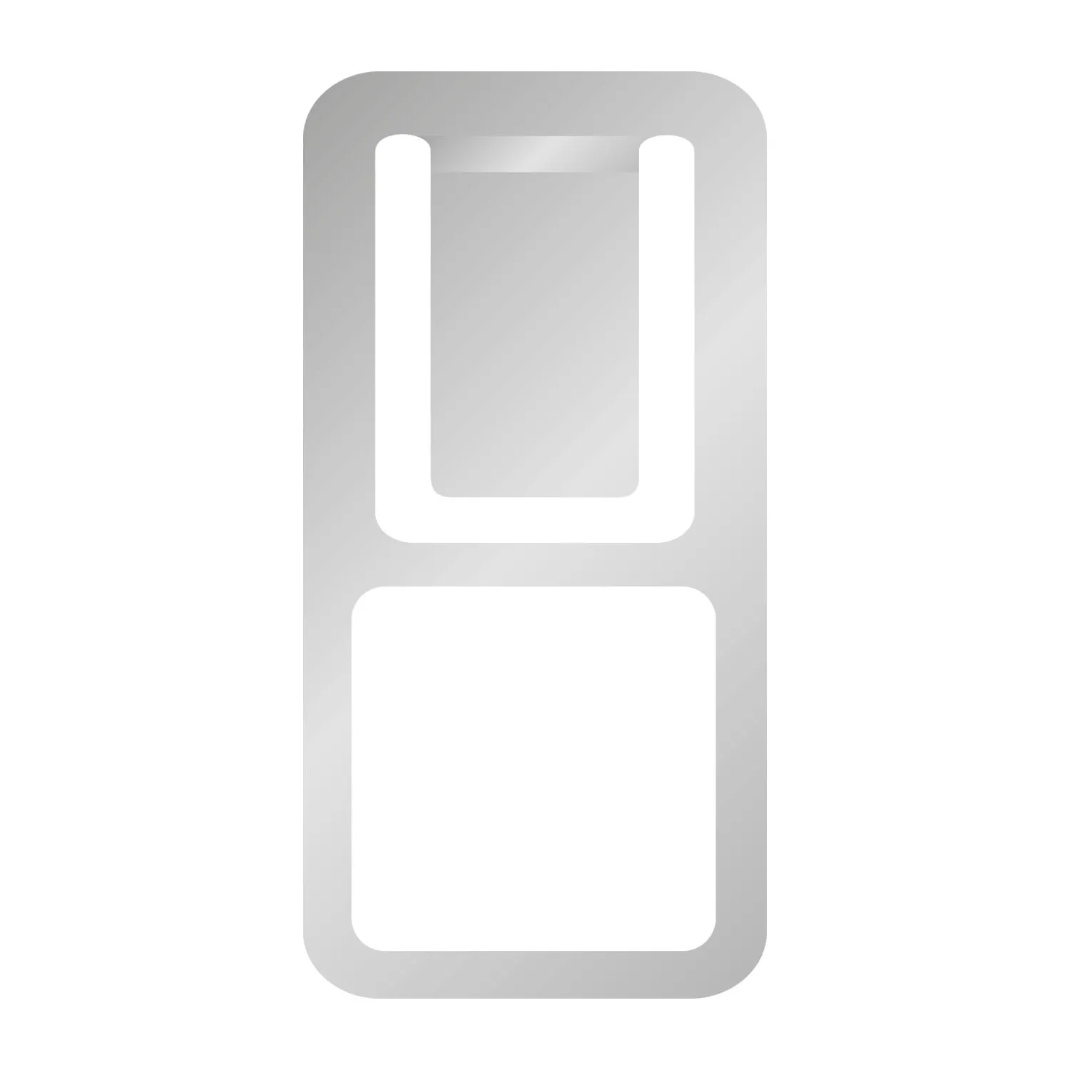 ROMINOX® Mehrweg-Büroklammer Easy Clip, idealer Mailingartikel für Dokumente, bis zu 4 Seiten Klemmkraft, silber – Bild 3