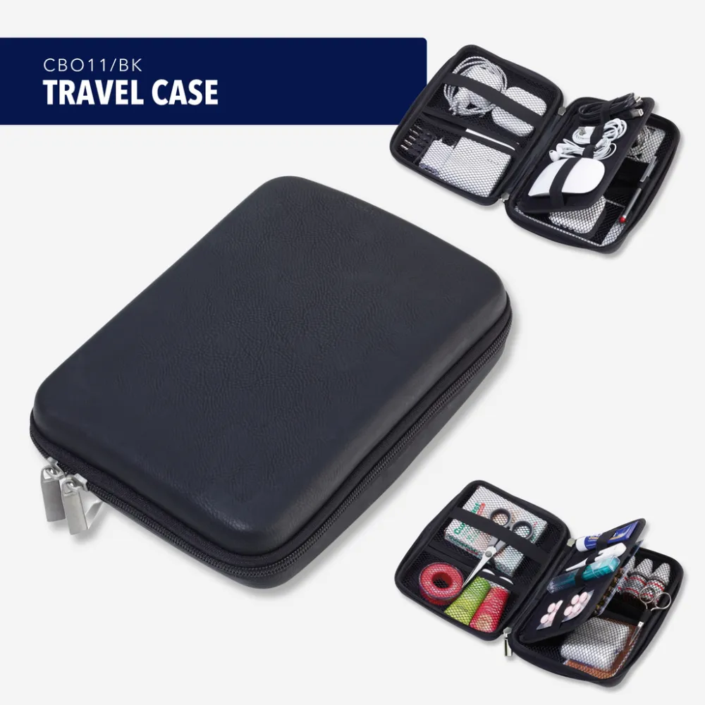 Organizer-Etui TRAVEL CASE schwarz, schwarz – Bild 5