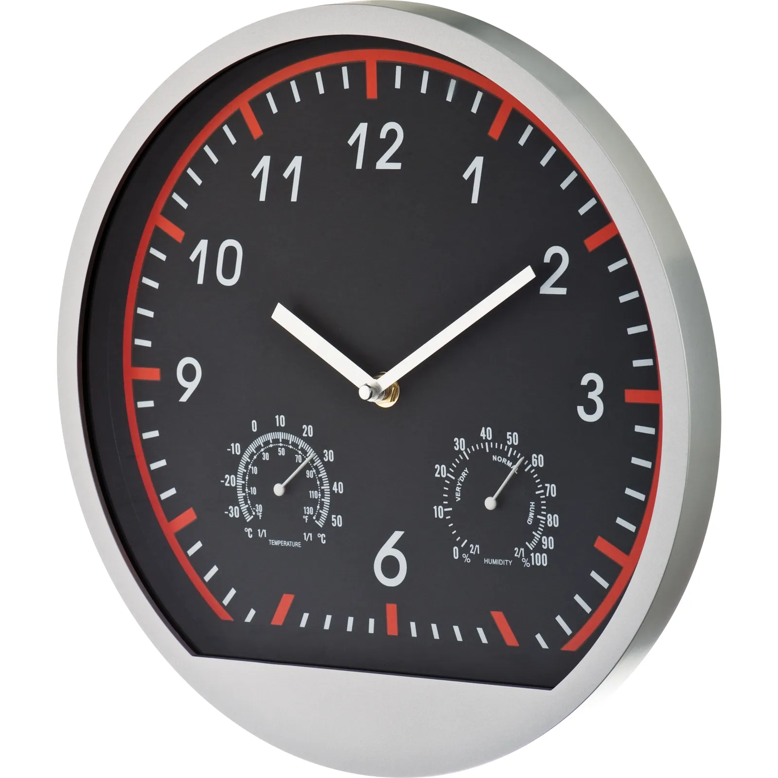Wanduhr Bago, rot – Bild 2