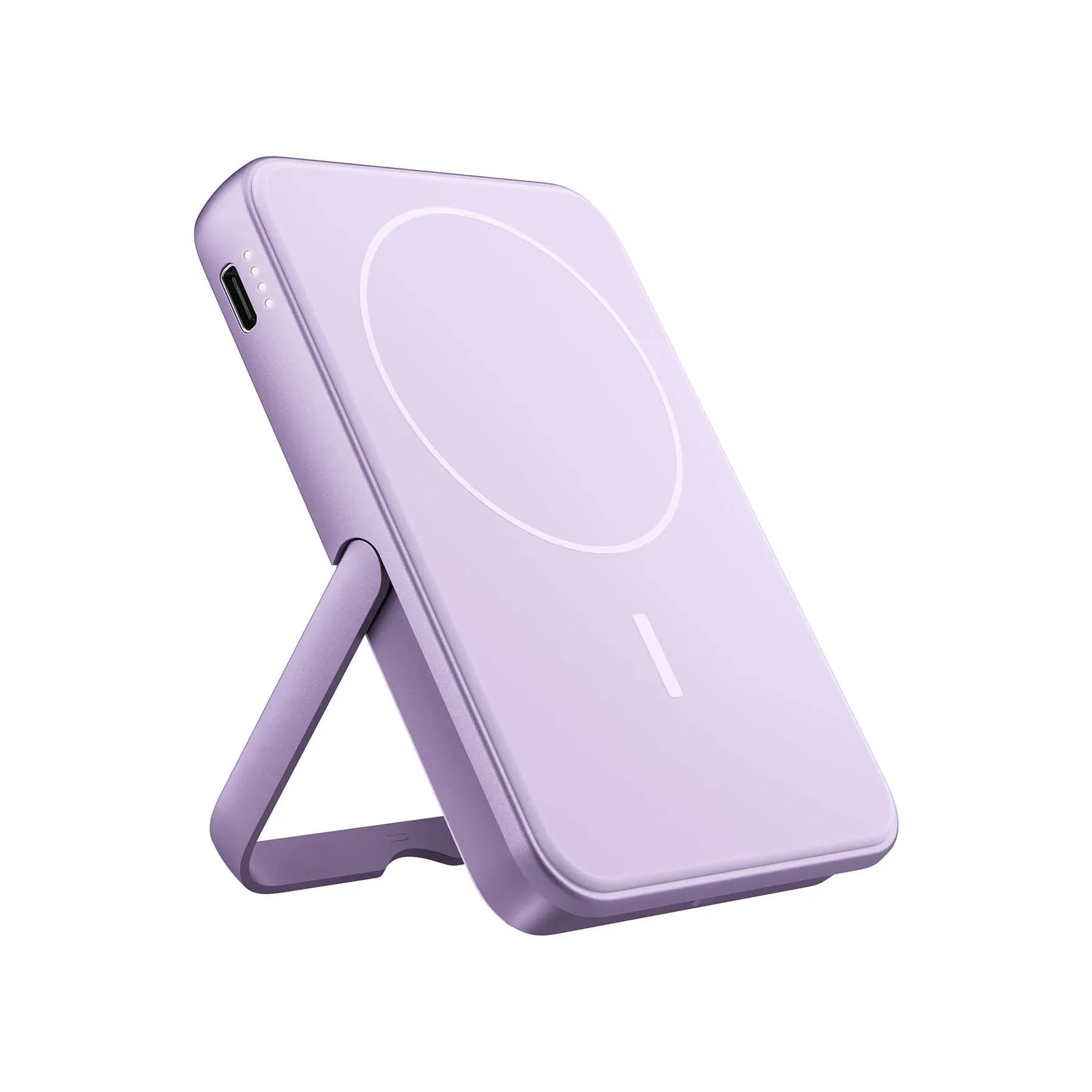 Fresh 'n Rebel Magnetische kabellose Powerbank 5000 mAh, Verträumtes Flieder – Bild 7