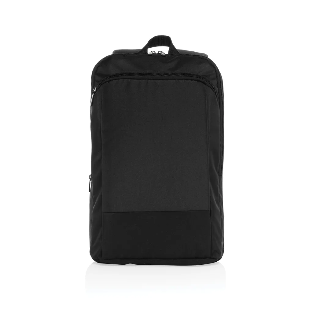 Flexpack Aware™ Expandable Slim RPET 15,6" Laptop-Rucksack, schwarz – Bild 3