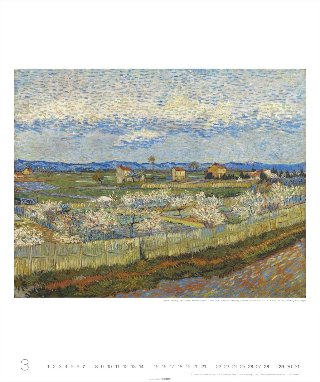 Vincent van Gogh Edtion Wandkalender 2027 – Bild 4