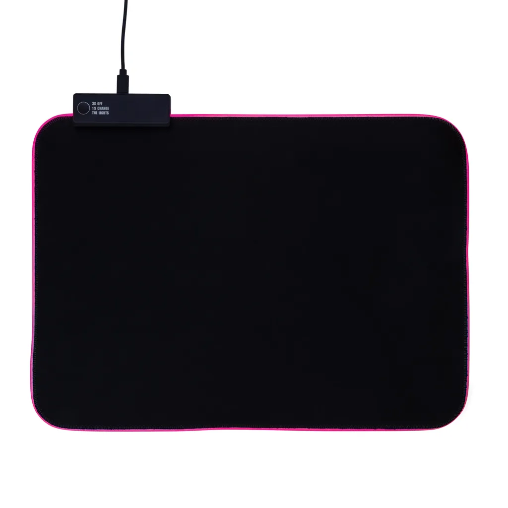 RGB Gaming Mauspad, schwarz – Bild 7