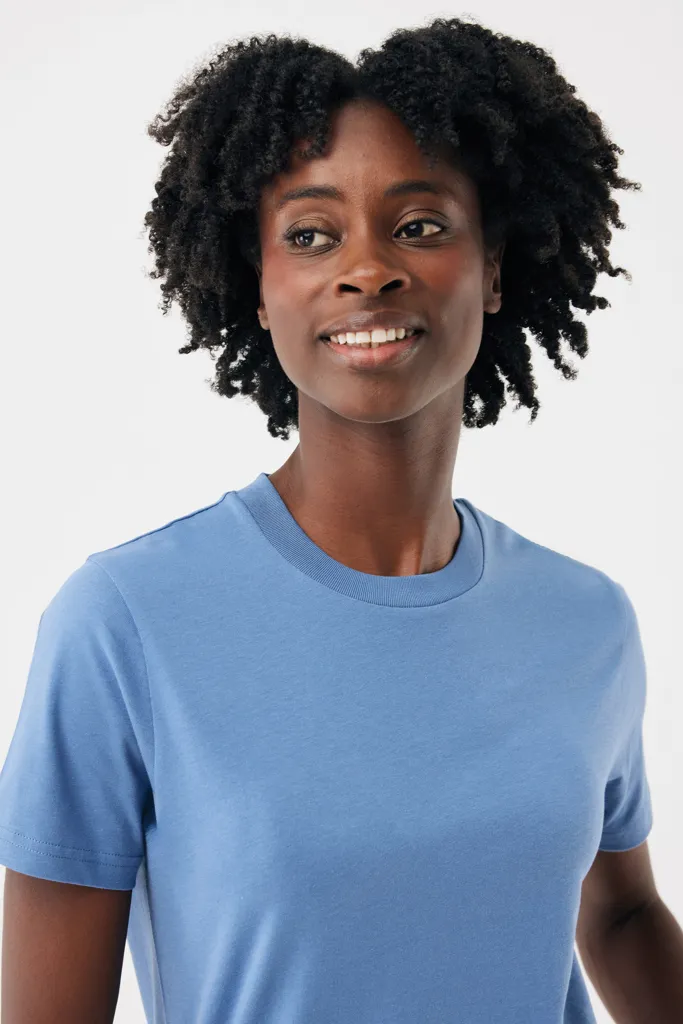 IQONIQ Sierra Lightweight T-Shirt aus recycelter Baumwolle, moon blue – Bild 8