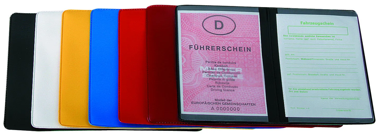 Ausweistasche "4-fach" Normalfolie, schwarz – Bild 3