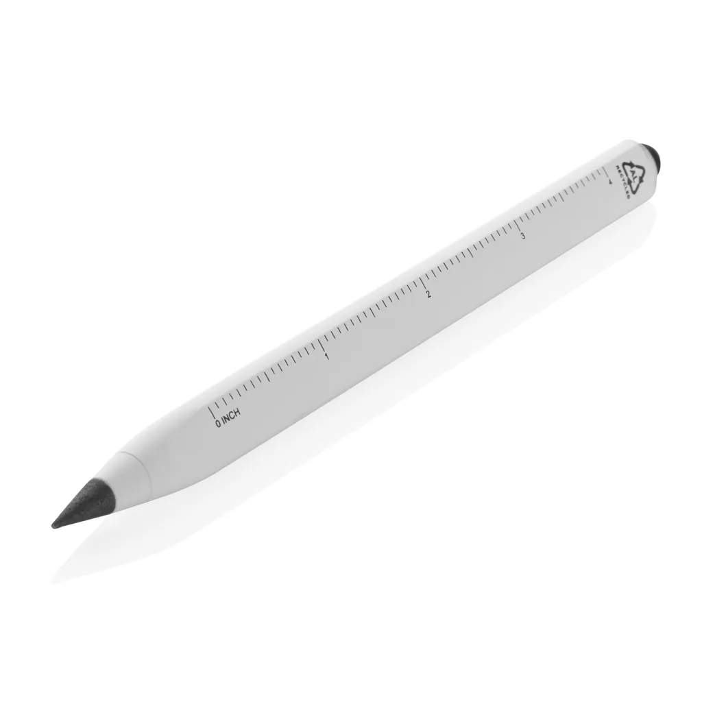Eon Infinity Multitasking Stift aus RCS recycelt. Aluminium, weiß – Bild 2