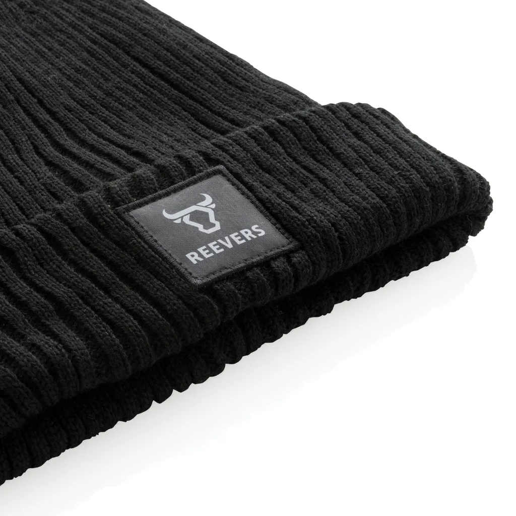 Impact AWARE™ Polylana® doppelt gestrickte Mütze, schwarz – Bild 5