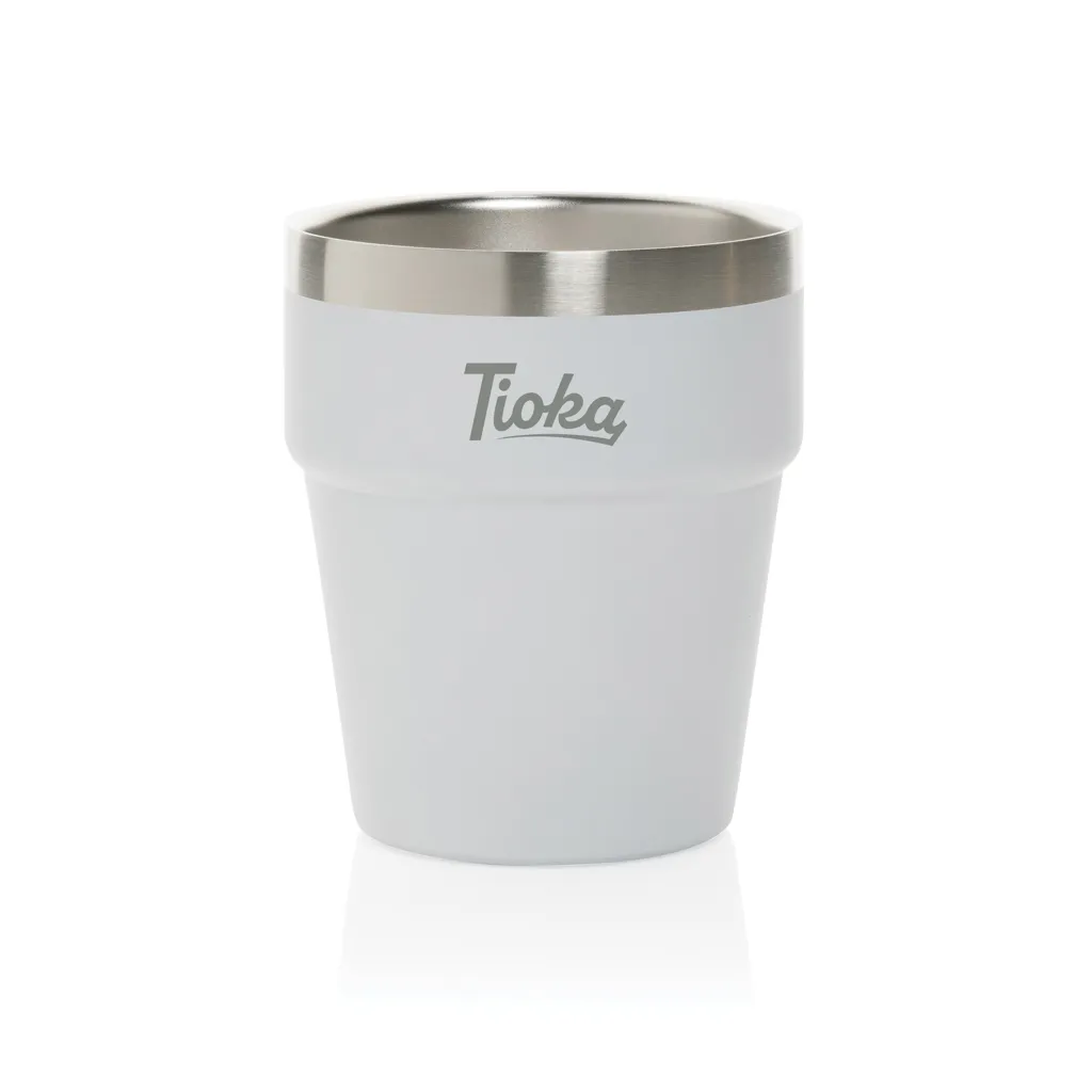 Clark Doppelwandige RCS Kaffeetasse 300ml, weiß – Bild 3