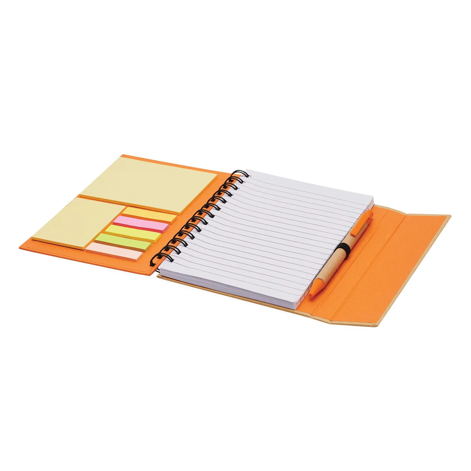 MAGNY - Notizbuch, natur, orange – Bild 2