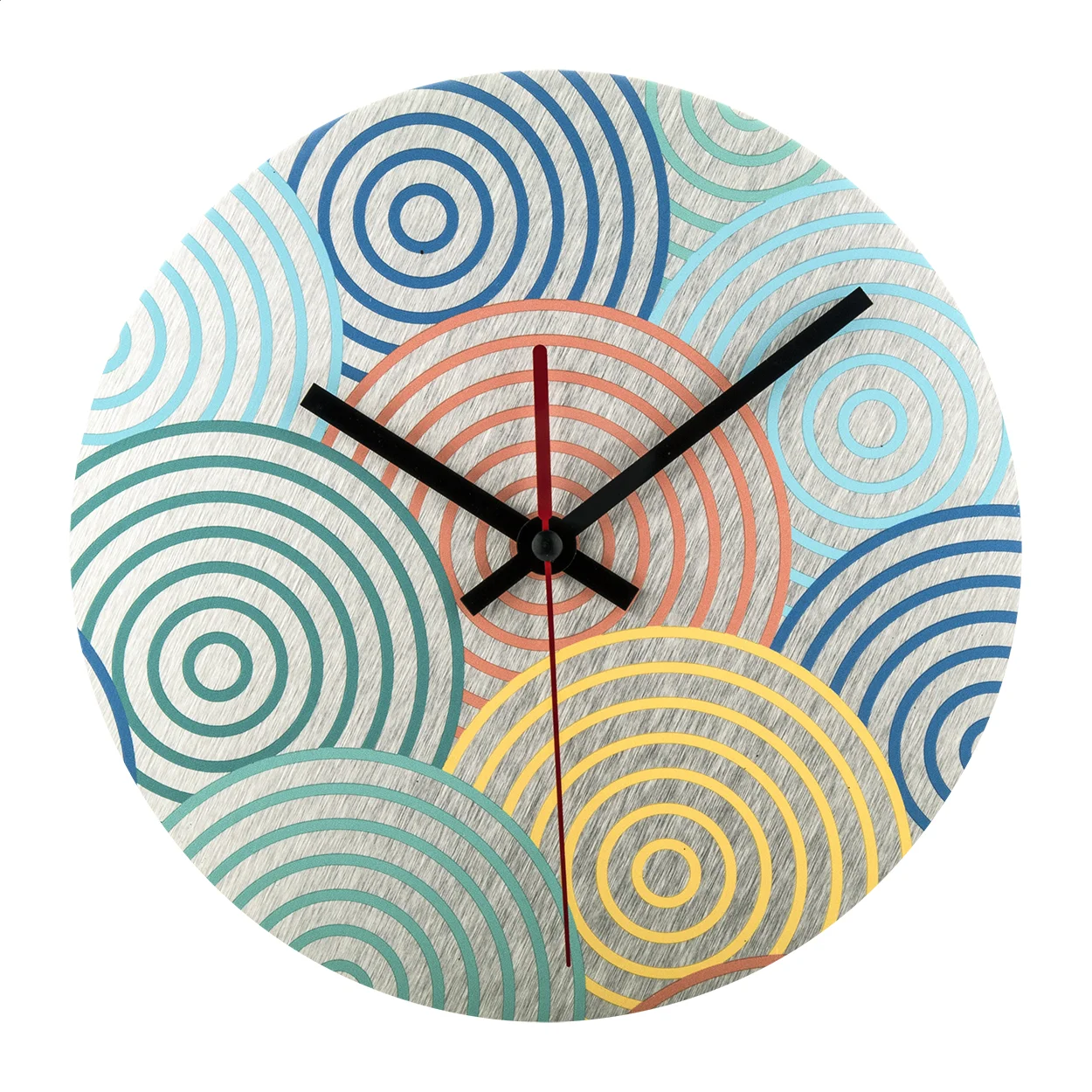 Wanduhr BeTime Alu D