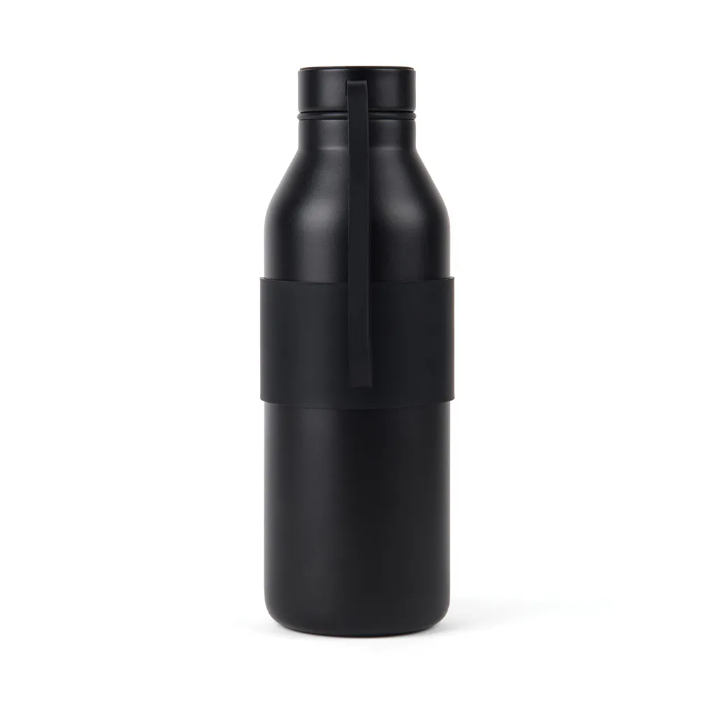 VINGA Niro RCS Stainless-Steel Sling Flasche 500ml, schwarz – Bild 3