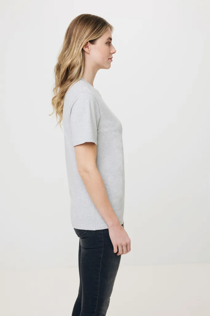 IQONIQ Manuel ungefärbtes T-Shirt aus recycelter Baumwolle, heather grey – Bild 10