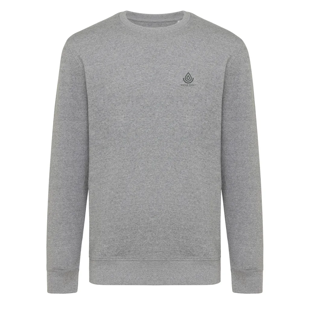 IQONIQ Etosha Lightweight Sweater aus recycelter Baumwolle, light heather anthracite – Bild 3