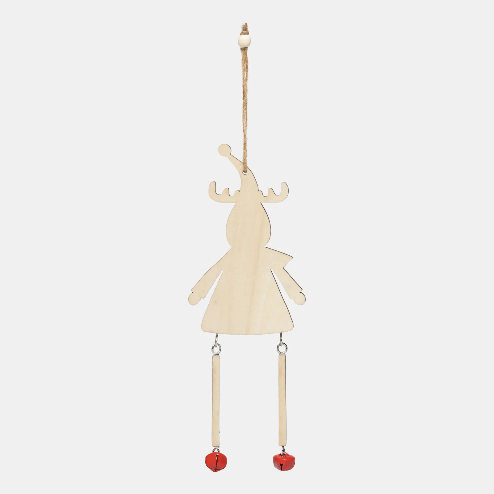 WOODEN CLAUS - Geschenk- / Baumanhänger, WOODEN ELK – Bild 2