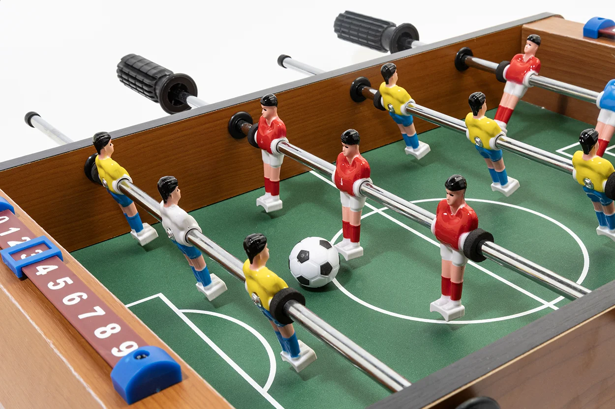 Mini-Tischkicker DeskChamp, natur – Bild 3