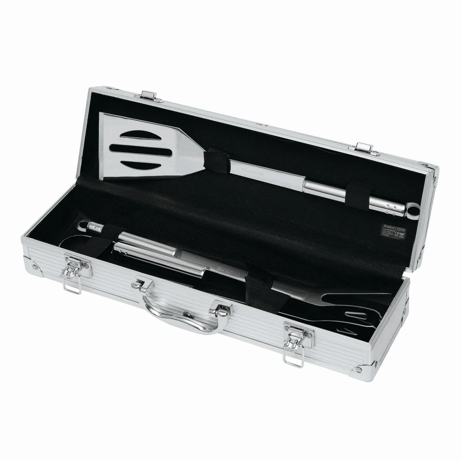 ROAST - Edelstahl-Grillbesteck silber, silber – Bild 2